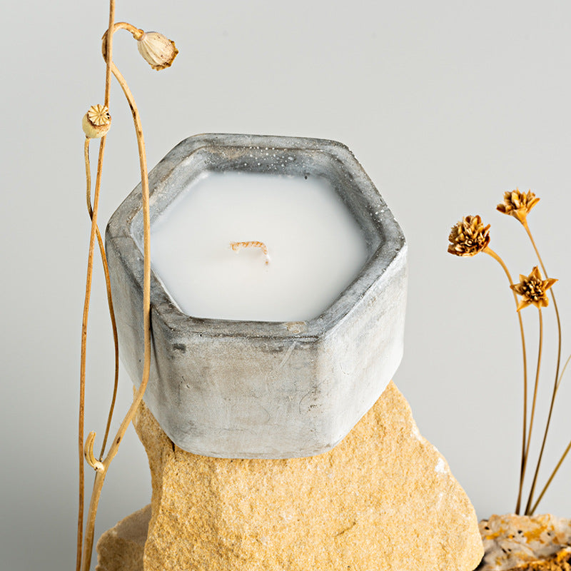 Cement Soy Aromatherapy Candle