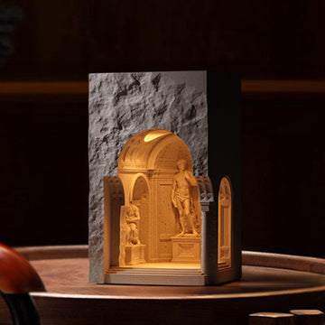 Concrete Candle Melting Lamp