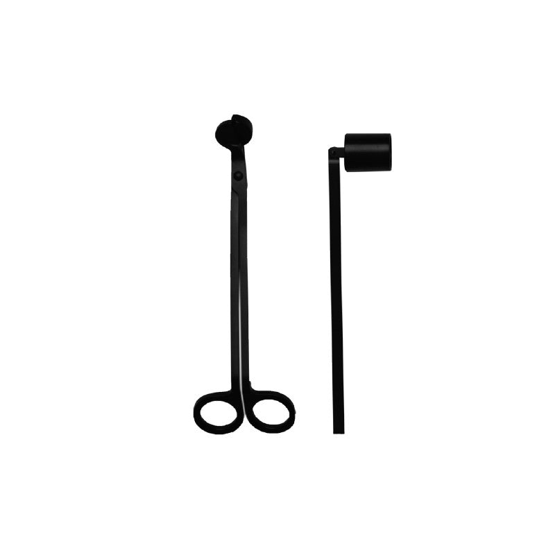 Black Candle Snuffer& Scissors